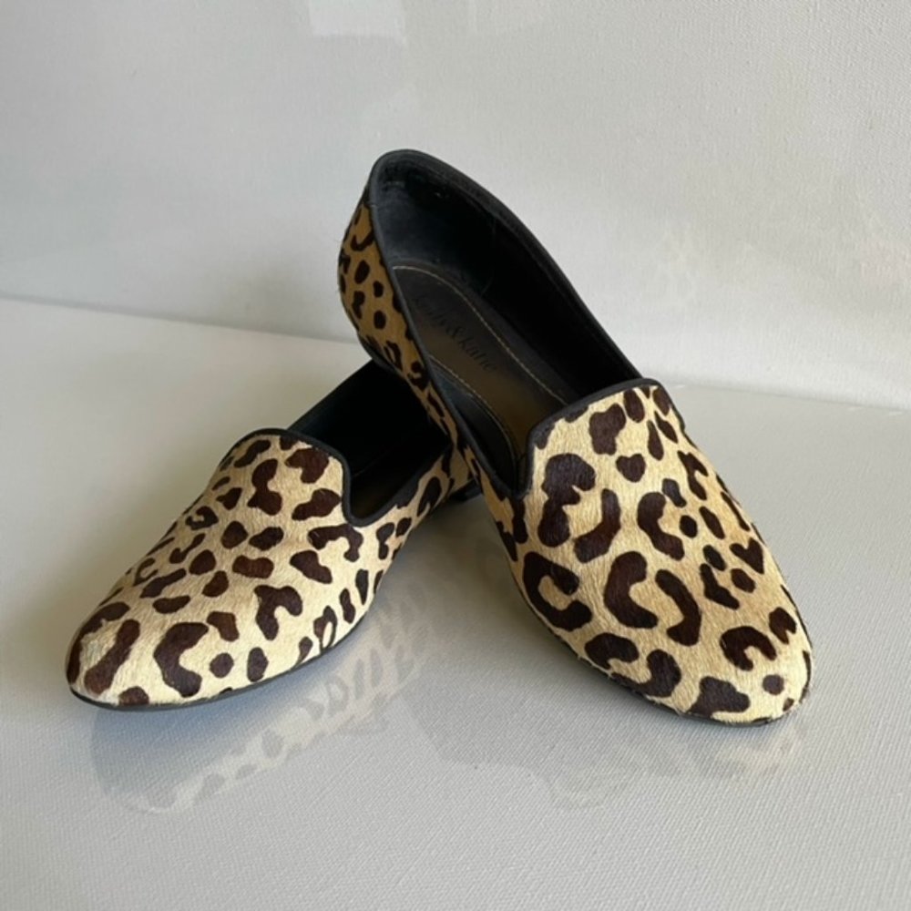 Kelly & Katie Cheetah Loafers, Size 7